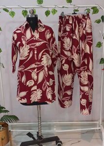 Stylish Floral Print Co-ord Set