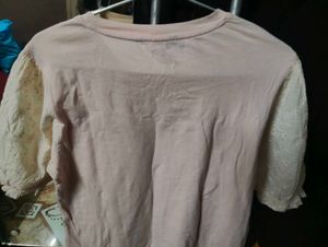 Sweetheart Eyelet Sleeve Top