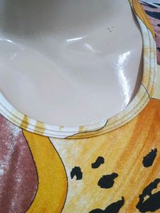 (200)Vintage Animal Print Bodysuit