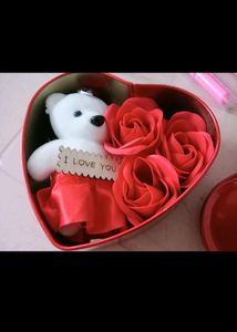 Heart Shape Tin Cute Box For Gift And Showpiece