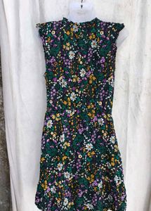 Floral Print Mini Dress