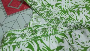 Green Floral Print Kurta