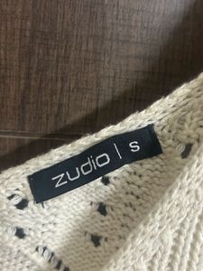 Cream Knit V-Neck Cami Top