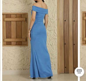 Vibrant Blue Maxi Dress