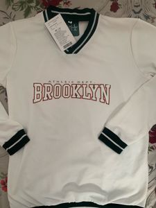 White Brooklyn Athletic Dept. Top