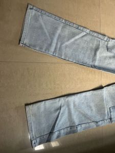Light Wash Cargo Jeans