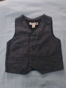Boys Grey Vest