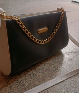 Black And White Sling Bag