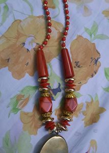 New Red Colour Necklace