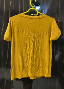 Mustard Button-Down Top