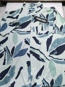 HIGHLANDER Men's Abstract Print Button-Up Shirt