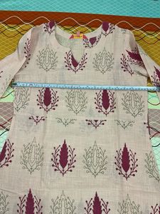 Pink Printed Kurta and Pant Set