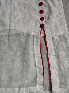 Self designed white kurta ♥️