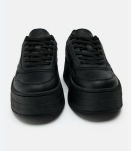 Zara Black Platform Sneakers brand new tag