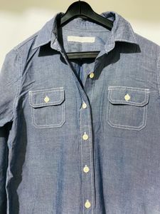 Stylish Grey denim shirt 🩶