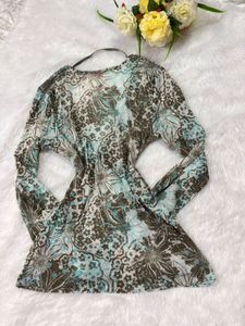 Flowy Floral Print Top