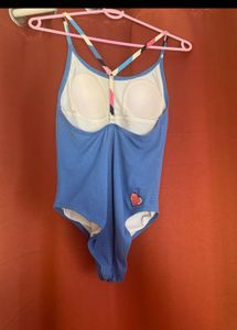 today’s offer  Blue One-Piece Swimsuit with Ch