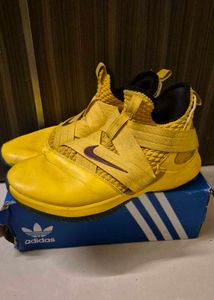 Vibrant Yellow Nike LeBron Sneakers