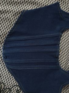 Denim Corset Top