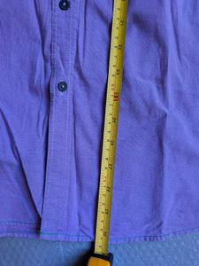 Men's Purple Casual Shirt