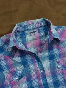 Wrangler Plaid Western Shirt