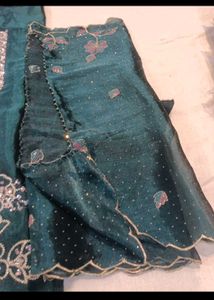 Elegant Kurta Set cut dana, sequence,