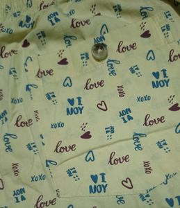 Cute Love Print Boxers