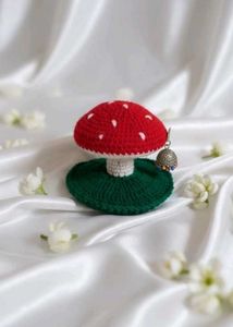 Crochet Mushroom Decor holder