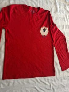 Red T-Shirt with Sheep Applique