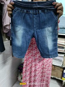 Blue Denim Shorts for Women