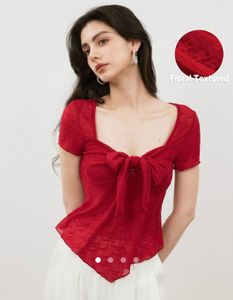 SAVANA Front Bow Sash Versatile Top