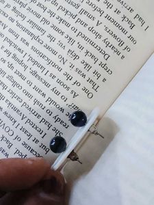 Black Stud Earrings