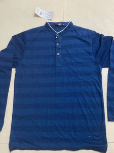 Blue full sleeves cotton Shirt