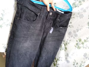 Stylish Black Denim Jeans