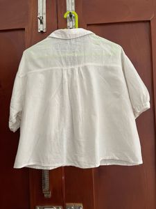 Linen Blend Short Sleeve Shirt