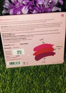 Myglamm popxo Mini Lip Kit - Berry Amor