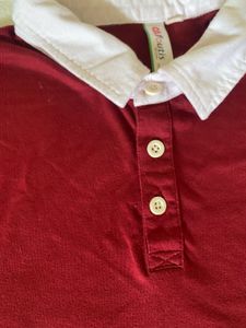 Burgundy Polo T-Shirt