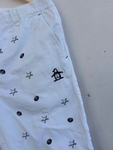 Original Penguin Men's White Shorts