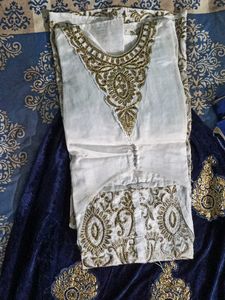 Embroidered Indian Outfit