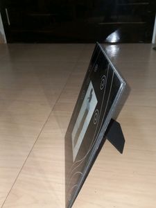 Black Glass Photoframe 8.5* 10.5 Inches