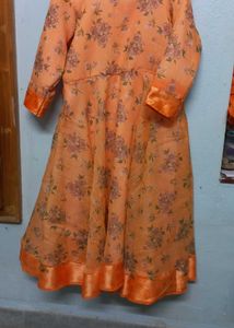 Floral Print Anarkali Kurti