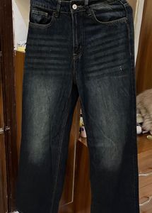 Dark Wash Wide Leg Jeans