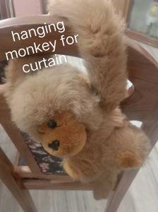 hanging monkey for curtain