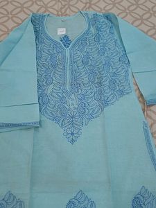 CHICKEN KARI BLUE KURTHI