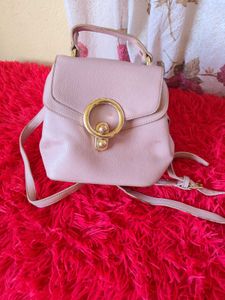 Light Pink Backpack/Crossbody Bag