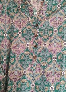 Boho Floral Print Kurta