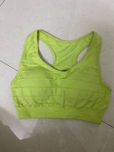 Lime Green Sports Bra
