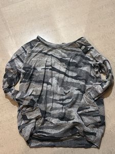 Camouflage Long Sleeve Top