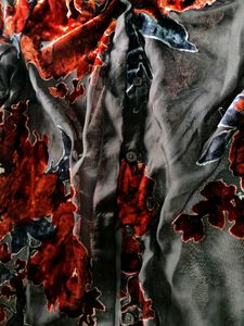 Hey, Black Velvet Shirt