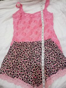 Cozy Lace Trim Pajama Set